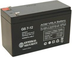 Аккумулятор UPS 12V  7Ah GS7.2-12 KL F1