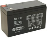 Аккумулятор UPS 12V  7Ah GS7.2-12 KL F1 - фото 5772